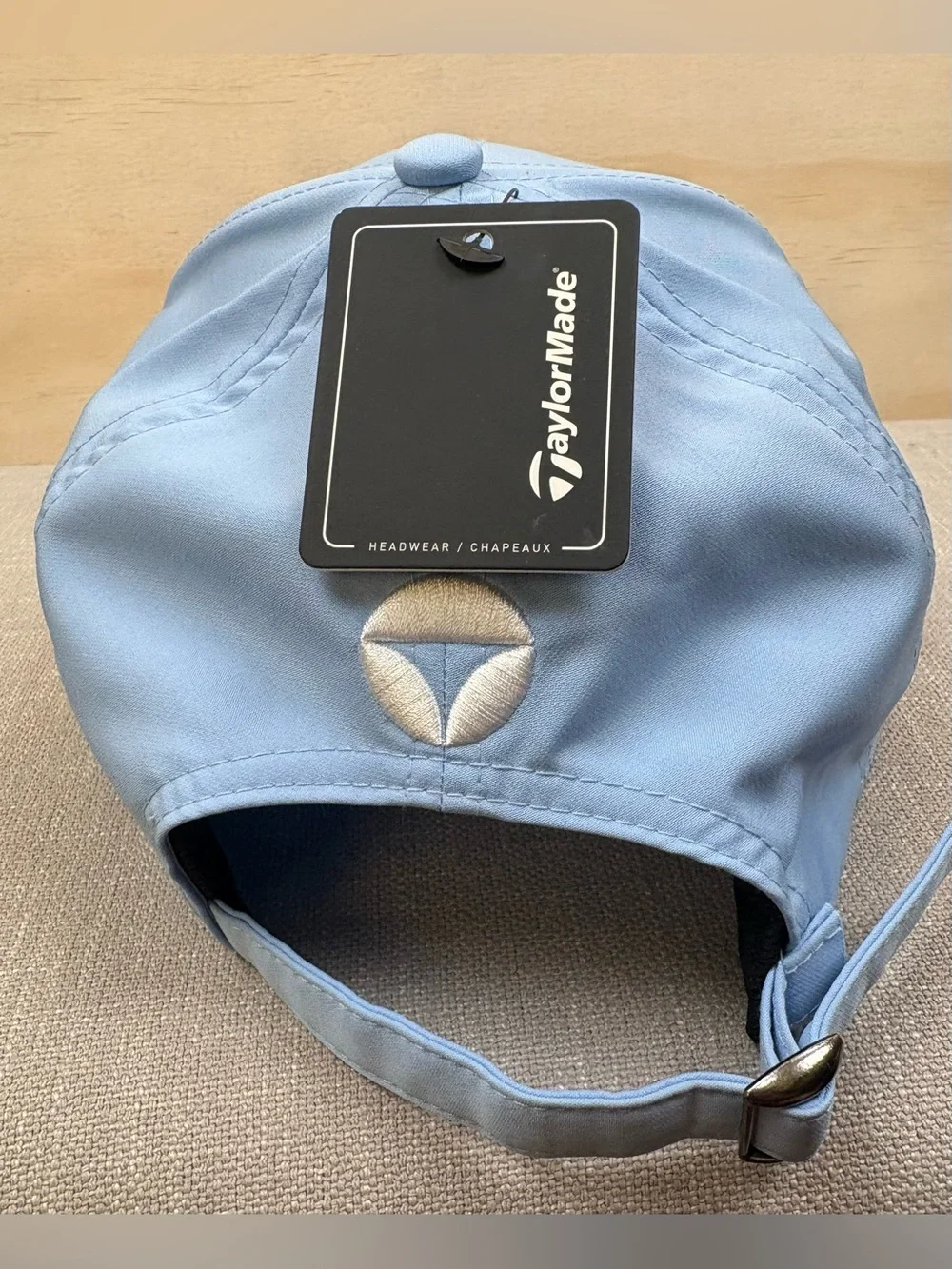 TaylorMade Light Blue Baseball Cap with Black & White TM Logo